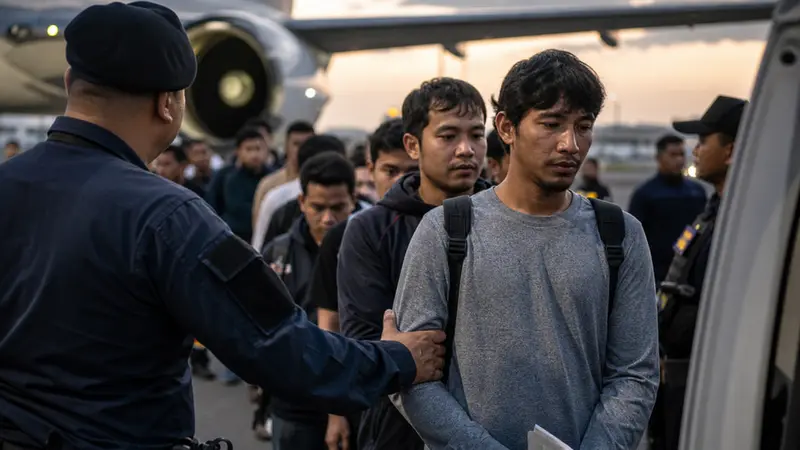Laos Kirim Pulang 41 Warga Thailand Terlibat Judi Online Ilegal